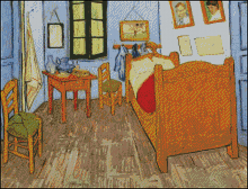 Esquema de Cuadros de Van Gogh en Punto de Cruz